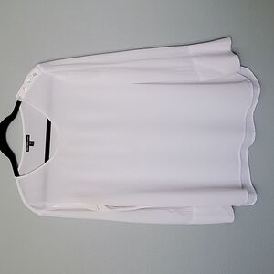 James Perse Casual Office white long sleeve blouse size 2